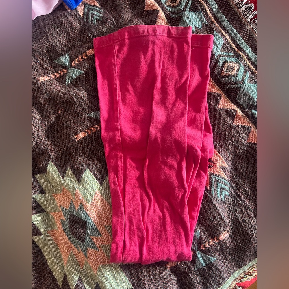 Pink jeans